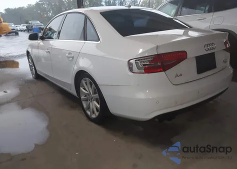 2013 Audi A4 2.0T Premium from USA, damaged, VIN WAUFFAFLXDN006944